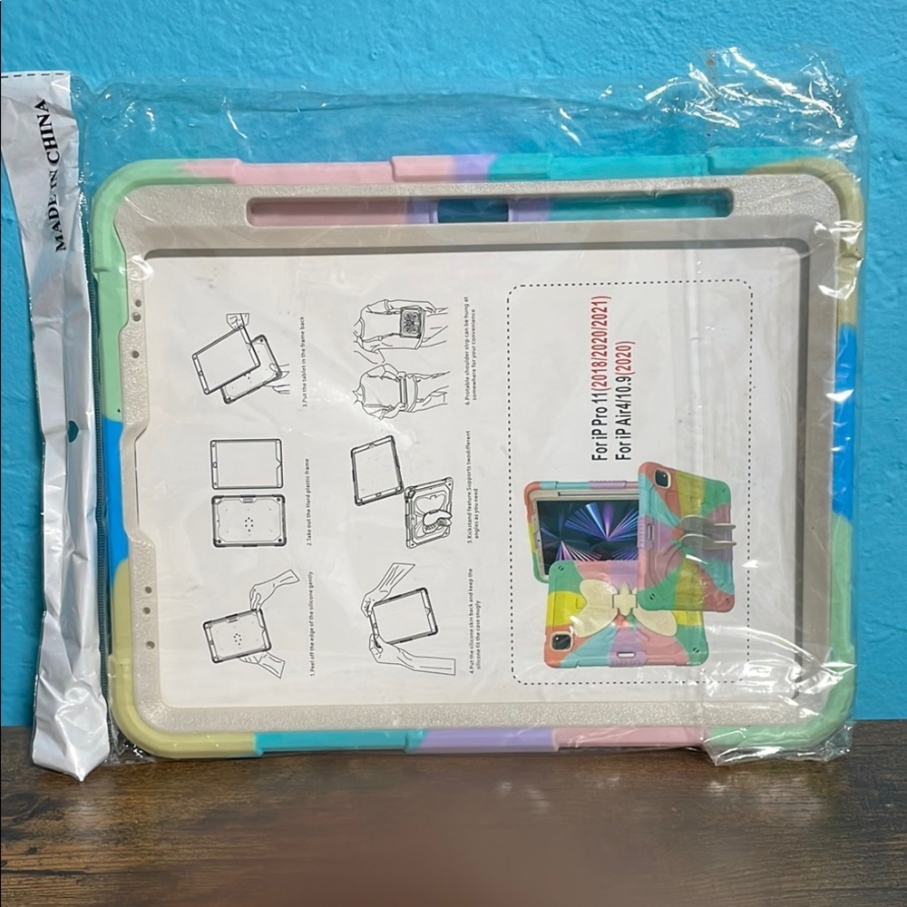Colorful Butterfly Tablet Case - Picture 2 of 2